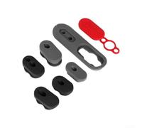 ComfyHarbor 6 Pack Waterproof Magnetic Silicone Charging Port Protector for Electric Folding Scooters for 4Pro and 4 Lite Dust Resistant Outdoor Cover(Set 2 Color Mixing)