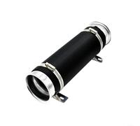 ComfyHarbor 76Mm Telescopic Tube, For Car Air Intake And Exhaust Tail Flow For Modification, Adjustable Diameter Pipe, For Vehicle Performance Upgrade, Fitment(Silver)