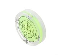 ComfyHarbor Acrylic Level Bubble 32Mm X 7Mm Round For BULLSEYE Leveller With Line Marking For Boat For CARAVAN Tile Camera Tripod Turntable Telescope And Measurement Tool(Green)