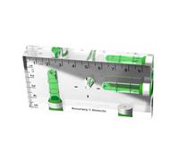ComfyHarbor Acrylic Mini Level Ruler, with Magnetic Base, Horizontal Vertical 45 Degree, Bubble Measurement Tool(95 * 50 * 13MM)