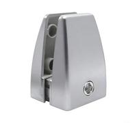 ComfyHarbor Adjustable Aluminum Desk Partition Clamps, Secure Screen Clip, For Office Dividers & Desktop Shelf Bracket, Fits 2Mm-18mm Panels, Quick Install Hardware(Silver)