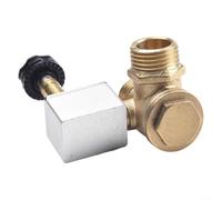 ComfyHarbor Air Compressor Solenoid, Valve with Unloading Bleed, and Check Function, Oil-Free Cast Aluminum, Construction for Quiet Operation and Consistent Air Pressure,(D)