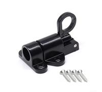 ComfyHarbor Aluminium Alloy Automatic Spring Latch Bolt with Self-Closing Design for Doors and Casement Window, Includes Screws, Black Colour Variant for Home Security Installation(1 pc)