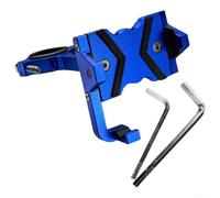 ComfyHarbor Aluminum Alloy Phone Holder for Handlebar Mounting on Motorcycles and Electric Vehicles, Anti Slip and Resistant to Breakage (Blue)