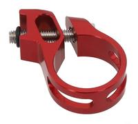 ComfyHarbor Aluminum Alloy Thumb Gear Shifter Clamp Ring for SRAM Models, Bike Transmission Shifter Clamp Ring Enhanced Riding Comfort(red)