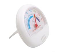 ComfyHarbor Analog Fridge Thermometer, Magnetic Reader with Stand for Home, Garage, Office and Shop Use, White Color -20 to 50°C Range/(1PCS)