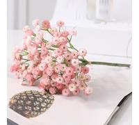 ComfyHarbor Artificial Gypsophila Silk Flowers Bouquet, For Home Decor, Party, Wedding, Office, Shop, Art Hall, Public Area, Garden Decoration, Chic Shape, Easy To Clean, Long Lasting Bloom(Pink)