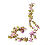 ComfyHarbor Artificial Peony Vine 2.5m White Floral Garland