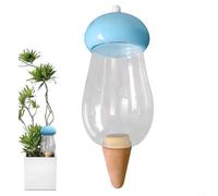 ComfyHarbor Automatic Plant Watering Device, Mushroom Design Self Watering Bulbs, For House Garden Drip Irrigation System, ABS Material Flower Waterer, With 360ML Capacity, Transparent Tank