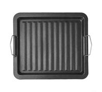 ComfyHarbor Barbecue Grill Roasting Pan, Stone Coated Nonstick Grilling Plate, For Outdoor Camping, Picnic And Home Cooking, Steak Frying Pan, 18.5x32.5cm Or 25.5x29.5cm(18.5 * 32.5cm)