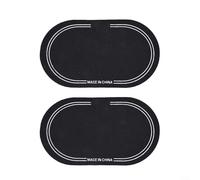 ComfyHarbor Bass Drum Pedal Patch Set, Single and Double Kick Pad Protectors for Drumhead, 2 Pieces Percussion Accessory to Increase Attack Without Affecting for SUSTAIN or(D)