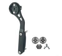 ComfyHarbor Bicycle Computer Mount Bracket For Road Bike Integrated Handlebar for Garmin Compatible Aluminium Alloy Front Light Holder Black(Right Mounting)