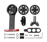 ComfyHarbor Bike Computer Mount Handlebar Extension Stand, Carbon Fiber Mounting Bracket, For Garmin GPS Camera Accessories(Red)