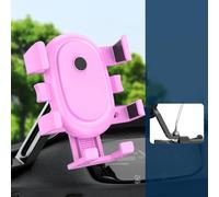 ComfyHarbor Bike Phone Holder Stand Sturdy ABS Bracket for Securely Holding Phones on Motorcycles (mirror pink)