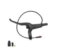 ComfyHarbor Brake Lever Kit For Electric Scooter And E Bike Left And Right Handle With Aluminum Alloy Housing And Functional Design(Left Black)