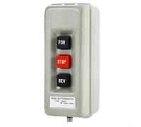 ComfyHarbor BS-315 Push Button Switch, 3P 500V 2.2KW Reverse Forward Stop Trigger, Metal Sealed Industrial Control For Electrical Equipment