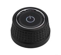 ComfyHarbor Car Control Rotary Knob Switch Button Replacement, Black Plastic Turn for DIAL Compatible with 6 and Models, OEM Part Number 6C0919603, For Easy Install Interior(1 Pc Left)
