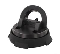 ComfyHarbor Car Phone Holder Mount with 360° Rotatable Base, Strong Suction Cup Dashboard Console Stand, One-Hand Operation for 6-14mm Thick Phones, Black