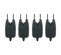 ComfyHarbor Carb Fishing Bite Alarms with Volume, Tone and Sensitivity Control LED Indicator - Compatible with 9V Battery, Night Light Function for Outdoor Use(4 pcs)