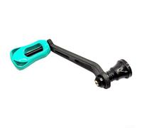 ComfyHarbor Carbon Fibre Fishing Reel Handle With 70Mm Single Arm And Hollow Knob, Compatible For Daiwa Fuego Spinnings Reels, Lightweight Design In Multiple Colours(Fluorescent green)