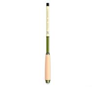 ComfyHarbor Carbon Fibre Telescopic Fishing Rod With Solid Wood Handle, Ultra-Light Portable Pole For Stream, Carp, Salmon, Trout Fishing, Compact Design In Green 1.2m/1.6m/2m