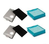 ComfyHarbor Carbon & HEPA Vacuum Cleaner Filter Set For Miele for BLIZZARD CX1 Boost CX1 SF-HY 60 11639240 CX-FSF For Dust Pet Hair For Household Cleaning Efficiency(2 Sets)