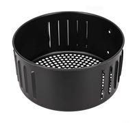 ComfyHarbor Cast Iron Air Fryer Basket With Non-Stick Coating 2.6L 3.5L Capacity Dishwasher Safe Compact Design Maximizes Cooking Versatility For All Air Fryer Types(2.6L)