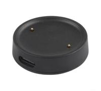 ComfyHarbor Charger Dock For For Amazfit Active 2 Smartwatch With 100CM USB Cable, ABS Charging Station Base, Portable Replacement Adapter For Efficient Daily Charge, Black(separate base)