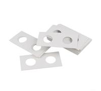 ComfyHarbor Coin Holders For Collection, 12 Sizes Cardboard Storage Boxes (17.5-40mm), Thick Paper Protectors For Stamps And Coins, Safe Display Cases For Collectors(33mm)