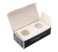 ComfyHarbor Coin Holders For Collection, 12 Sizes Cardboard Storage Boxes (17.5-40mm), Thick Paper Protectors For Stamps And Coins, Safe Display Cases For Collectors(20.5mm)