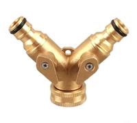 ComfyHarbor Copper Reducing Tee Brass Pipe Fitting 6 to 4 Point Heavy Duty Water Joint with Thickened Wall for Secure Leak Proof Plumbing Connections Golden Finish