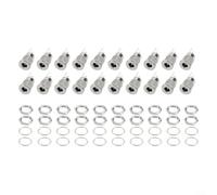 ComfyHarbor DC Power Socket 5.5x2.1mm Threaded High Current All-Metal Female Connector Kit, For Media Players, MP3/MP4, AV Equipment, Laptops, Mobile Phones, PDAs, Car Radios
