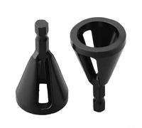 ComfyHarbor Deburring External Chamfer Tool, Remove Burr Tools Drill Bit Tool For Metal Wood Plastic Pipe Edge Finishing, CR12MOV Hex Shank Rotary File Accessory For Power Drills And Hand Use