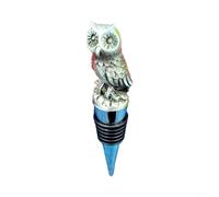 ComfyHarbor Decorative Animal Wine Bottle Stopper, Alloy Wine Preserver, Creative Animal Shaped Wine Sealer For Home Bar, Restaurant, Party, Keeps Opened Red Or White Wine Fresh Longer(Sliver)
