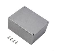ComfyHarbor Die-Cast Aluminum Electrical Enclosure Box with IP54 Protection, Silver Metal Instrument Housing for Industrial Projects, Compatible with Hammond 1590 Series(1590C（120x94.5x50mm）)