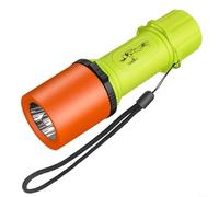 ComfyHarbor Diving Flashlight, High-Intensity LED Waterproof Light With For T6 Bulb, 100M Deep Dive Torch With Magnetic Rotary Switch, 3 Modes For Underwater Camping And Hiking