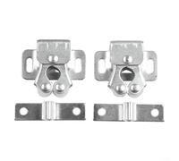 ComfyHarbor Double Roller Catch Cabinet Door Latch, Stainless Steel Spring Loaded Cupboard Lock for Caravan Boat RV for MOTORHOME, For Easy Install Hardware with Fixings Included, Secure