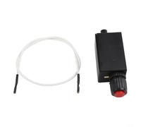 ComfyHarbor Electronic Push Button Pulse Igniter with 500mm Wire for Gas Fire Pits Grills Patio Heaters Spark Generator Kit AA Battery Operated Heat Resistant up to 200°C