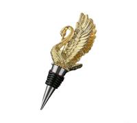 ComfyHarbor Elegant Bird Wine Bottle Stopper Alloy Construction with Gold Silver Rose Gold Finishes for Wine Preservation and Decorative Use, Tight Seal Keeps Air Out to Maintain Flavor, for ideal for