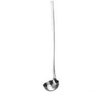 ComfyHarbor Extended Seasoning Spoon, 304 Stainless Steel Oil Measuring Spoon, For Kitchen And Bar, Adjustable Long Reach Design, For Deep Jars, Dishwasher Safe Utensil, For Mixing And Serving(29CM)