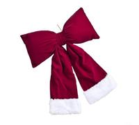 ComfyHarbor Extra-Large Velvet Christmas Bow With Rhinestones For Tree, Garland, Box, Holiday Party Decor, Elegant Festive Ornament For Home Indoor Outdoor Display(Large bow)
