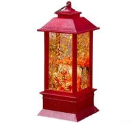 ComfyHarbor Festive Red Desktop Light 13cm Water Stability Design(B) | Warm ambient lighting, cozy , soft glow effect, button cell powered, easy on-off switch