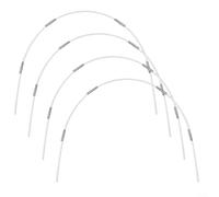 ComfyHarbor Fiberglass Garden Hoops Kit for Raised Bed Greenhouse, 20-Pack Tunnel Supports with Connectors for Netting Row Cover, Frost Protection in Vegetable Yards,