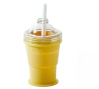 ComfyHarbor Foldable Ice Cup with Straw 325ml