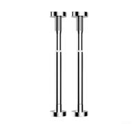 ComfyHarbor For 2 PCS Adjustable Undermount Sink Support Brackets, 50-80cm Stainless Steel Heavy Duty Clips For Kitchen Bathroom Cabinets, No Drill Installation, Silver(Silver)