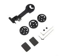 ComfyHarbor For Bike Computer Mount Lightweight Aluminum Bracket Compatible with For Combo Holder Secure Vibration-Proof Cycling Accessory for BMC Road Bikes Black(A)