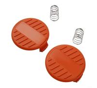 ComfyHarbor For Durable ABS Grass Trimmer Spool Cap With Springs Compatible For BlackDecker GLC3630L20-GB NST1810 ST4525, Easy Snap-On Installation Replacement For Model BD036(2 PCS)