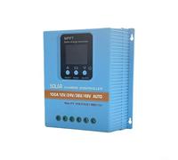 ComfyHarbor for MPPT Solar Charge Controller 12V/24V/36V/48V Auto 100A LED Display Flame-Retardant for Solar Street Light RV Roof Power System