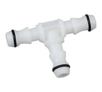 ComfyHarbor Front Headlight Washer Spray Connector For MK6 2009-2013, For Passat B6 2006-2011, CC 2009-2017, T Connector Replacement Part OE 8D0955873 White ABS