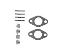ComfyHarbor Gasket and Screw Kit for 188F 190F 192F For GX390 GX420 Engines, Muffler Washer Nut Set with Paper Pads and Metal Hardware for Lawn Mower Parts Repair, 10